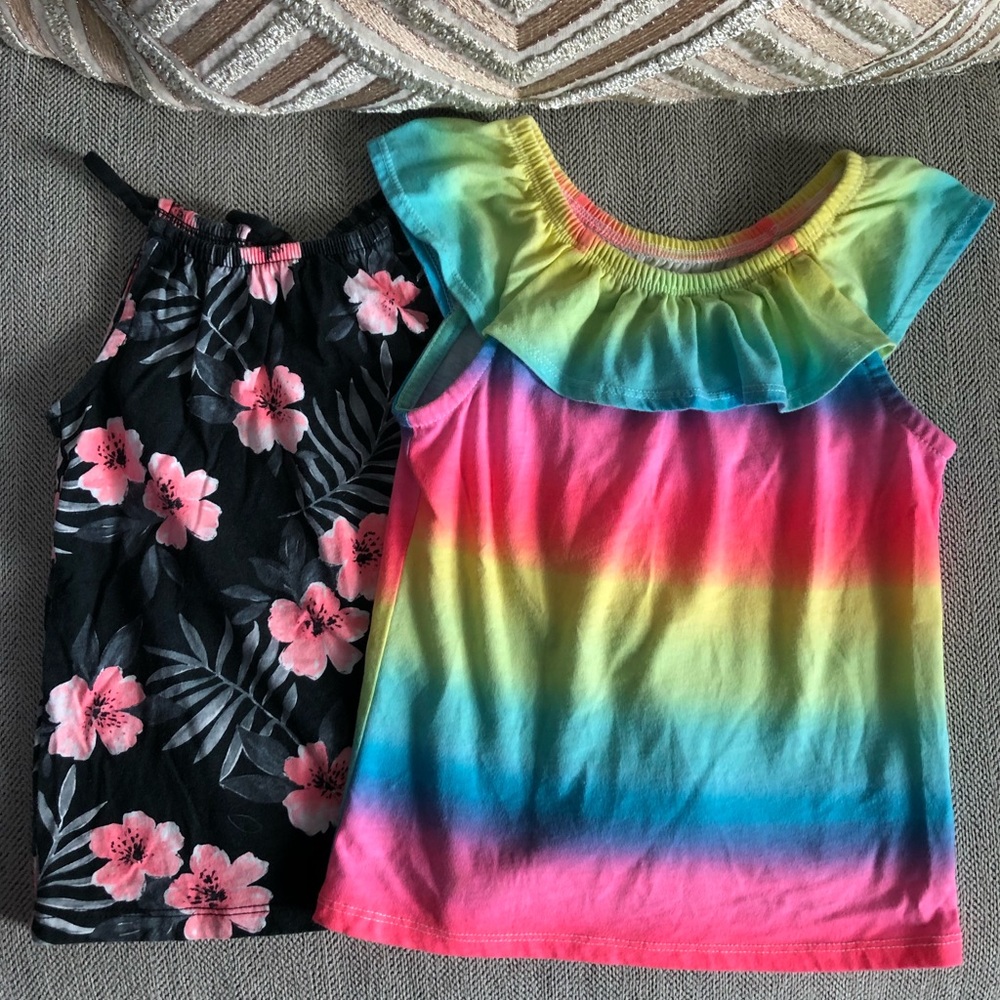 Set of 2 Size 5 Girls Tops